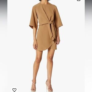LIKELY Lucia Crepe Tie Front Cocktail Dress